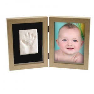 KidZZcast Kit Amprenta bebelus 2D My First Print of Frame Natur