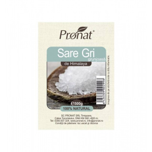 Pronat Sare de Himalaya Gri grunjoasa 500 grame