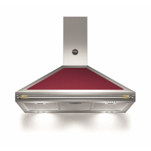 Bertazzoni Hota perete 100 cm Burgund Mat design Heritage