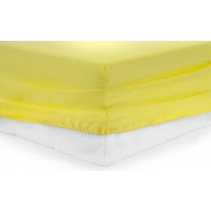 Heinner Cearceaf Pat Bumbac cu Elastic 180x200 CM Galben