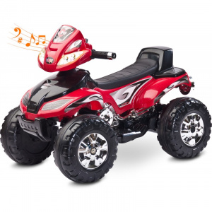 Caretero ATV Electric Toyz Quad Cuatro 6V Red