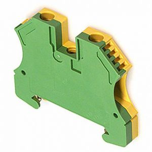 Weidmuller Clemă şir industrială PE WPE 6mm2 Verde-galben 1010200000