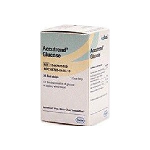 Roche Teste glicemie Accutrend Glucose