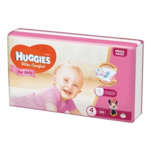 Huggies Ultra confort girl 4 (66) 8-14kg