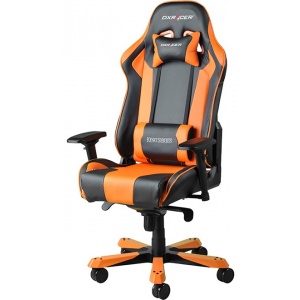 DXRacer Scaun gaming King negru/portocaliu