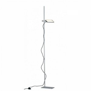 Fan Europe Lampadar Led Book Grigia 15W 1300lm gri, intrerupator de picior, cu lumina orientabila