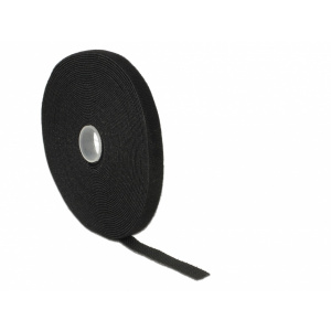 Delock Rola cu arici neagra 10m x 13mm 18712