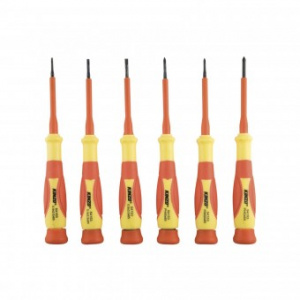 Home Set surubelnite izolate Kinzo EDC 4153, 6 buc, 1000 V, Crom Vanadium