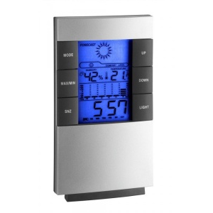 TFA-Dostmann Statie meteo digitala pentru interior Silver 35.1087