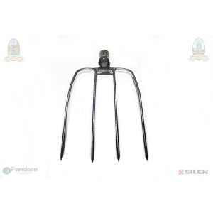 Micul Fermier GF-0027 Furca cu 4 coarne din metal