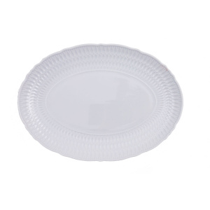 Thun SOFIA WHITE Platou portelan Bohemia oval 34 cm