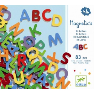 Djeco 83 litere magnetice