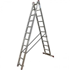 Krause Scara multifunctionala 2x11 trepte, aluminiu, inaltime lucru 6.2m, CORDA