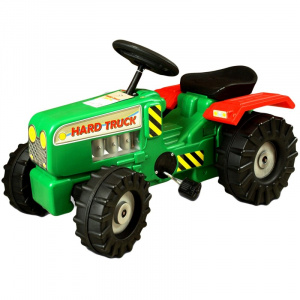 Super Plastic Toys Tractor cu pedale Hard Truck green