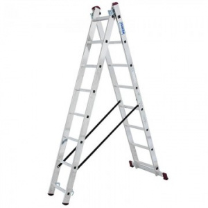 Krause Scara multifunctionala din aluminiu Corda, 2x8 trepte