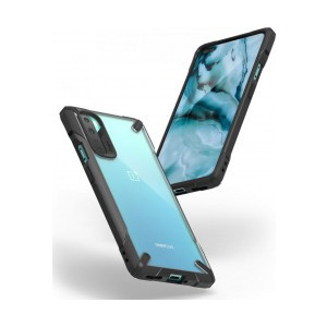Ringke Husa Fusion X OnePlus Nord Transparent Negru