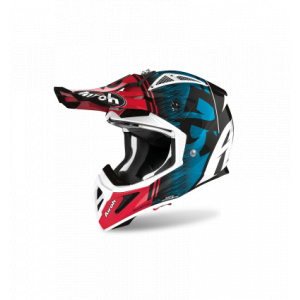 Airoh AVIATOR ACE KYBON BLUE/RED GLOSS