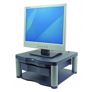 Fellowes Premium Monitor Riser Plus Platinum 91713