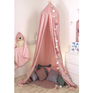 PJ Baby Baldachin Pure Rose bumbac 250x320 cm