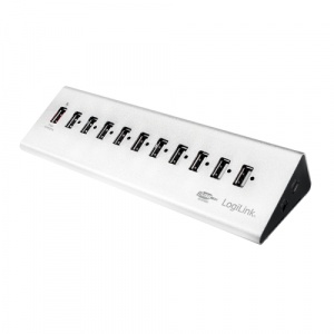 LogiLink USB 2.0 High Speed Hub 10-Port + 1x Fast Charging Port UA0226