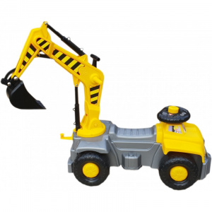 Super Plastic Toys Camion cu excavator rotativ Pick Up