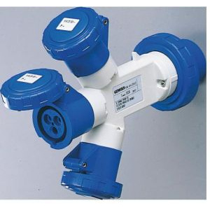 Gewiss gw64063 - multiple-socket adaptor ip67 -