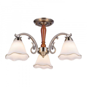 Light4You ELSA, auriu/argintiu/maro, D:52cm, 3 becuri 3234