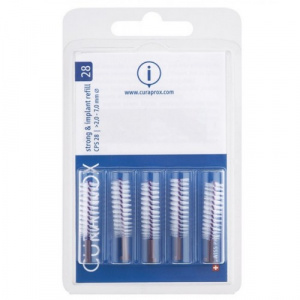 Curaprox Periuțe rezerve interdentare Strong & Implant Mov (Refill) 28 CPS 28 5 bucăți
