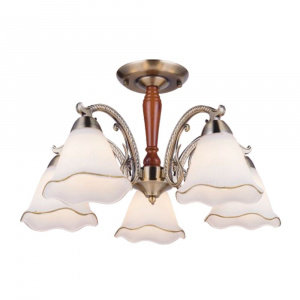 Light4You ELSA, auriu/argintiu/maro, D:52cm, 5 becuri 3235