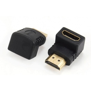 Gembird HDMI right angle adapter, 90° downwards A-HDMI90-FML