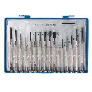 FERVI Set 16 surubelnite precizie si capete chei tubulare 0829