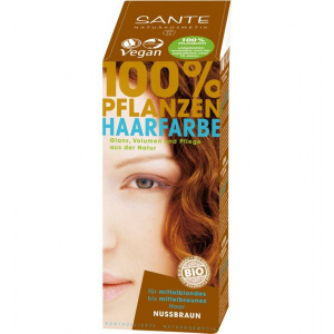 Sante Vopsea Bio pentru par, din plante Saten Nuca 100 grame