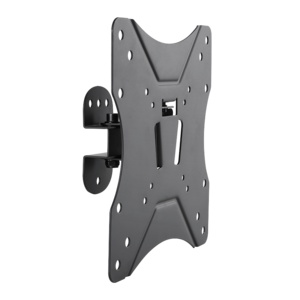 LogiLink TV wall mount, tilt -7.5°/+7.5°, swivel -25°/+25°, 23–42