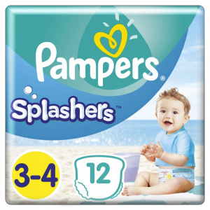 Pampers Splashers 6-11kg Midi 3-4 12buc