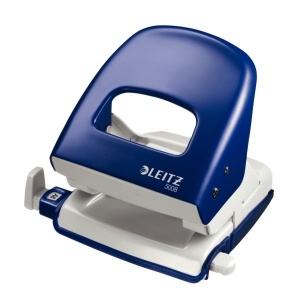 Leitz Perforator metalic, 30 coli, 5008 - albastru L-50080035