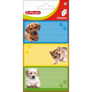 Herlitz ETICHETE SCOLARE ANIMALE SET 9