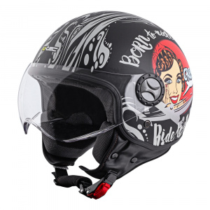 W-Tec Casca scuter FS-701BG