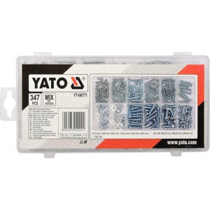 YATO Set șuruburi și piulițe 347 bucăți YT-06771