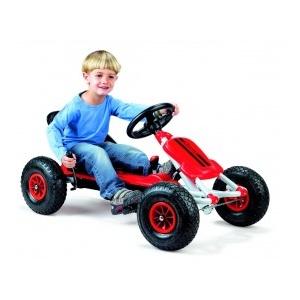 Smoby Kart cu pedale si roti gonflabile