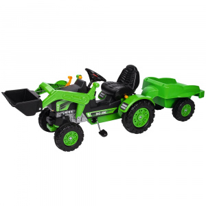 B.I.G. Tractor cu pedale si remorca Jim Loader