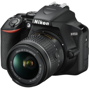 Nikon D3500 DSLR DX 24,2 MP Kit AF-P 18-55mm VR Negru