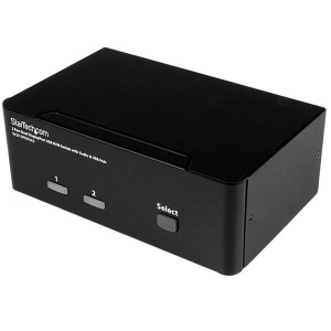 StarTech.com 2-Port DisplayPort Dual-Monitor KVM Switch - 4K 60Hz SV231DPDDUA2