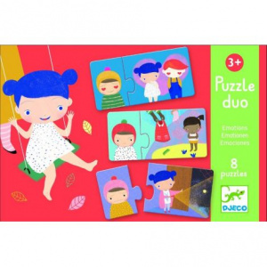 Djeco Puzzle duo emoții