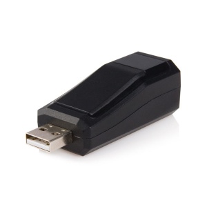 StarTech.com Compact Black USB 2.0 to 10/100 Mbps Ethernet Network Adapter USB2106S
