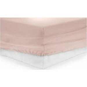 Heinner Cearceaf de Pat Bumbac cu Elastic 160x200 cm Roz