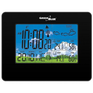 Green Blue Statie meteo URZ0871 (Negru)