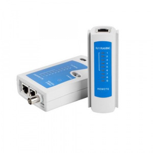Lanberg Tester cablu NT-0401 pentru RJ-45, RJ-11, RJ-12, Coaxial