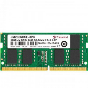 Transcend JetRam, 32GB, DDR4-2666Mhz, CL19 JM2666HSE-32G