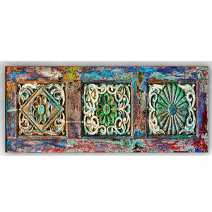 TABLO Center Tablou Colorful Pattern 60x140 cm