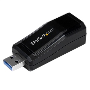 StarTech.com USB 3.0 to Gigabit Ethernet NIC Network Adapter – 10/100/1000 Mbps USB31000NDS